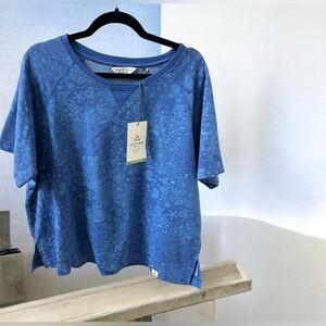 ALPINE DESIGN PAISLEY PRINT CREWNECK TOP